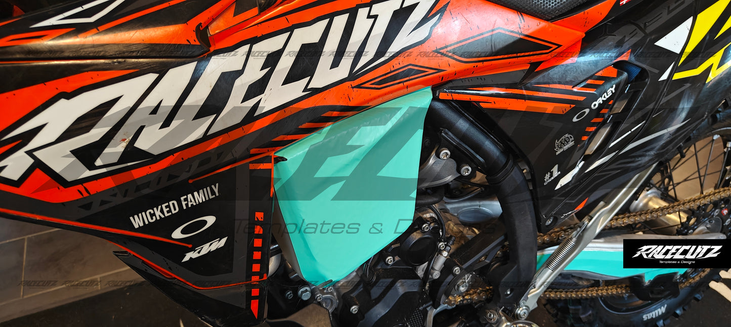 KTM EXC & XC-W & XW-F & XCF-W 2024-2025 TEMPLATE