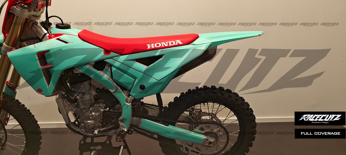 HONDA CRF 250 2025 & CRF 450 2025 - FRAME TEMPLATE