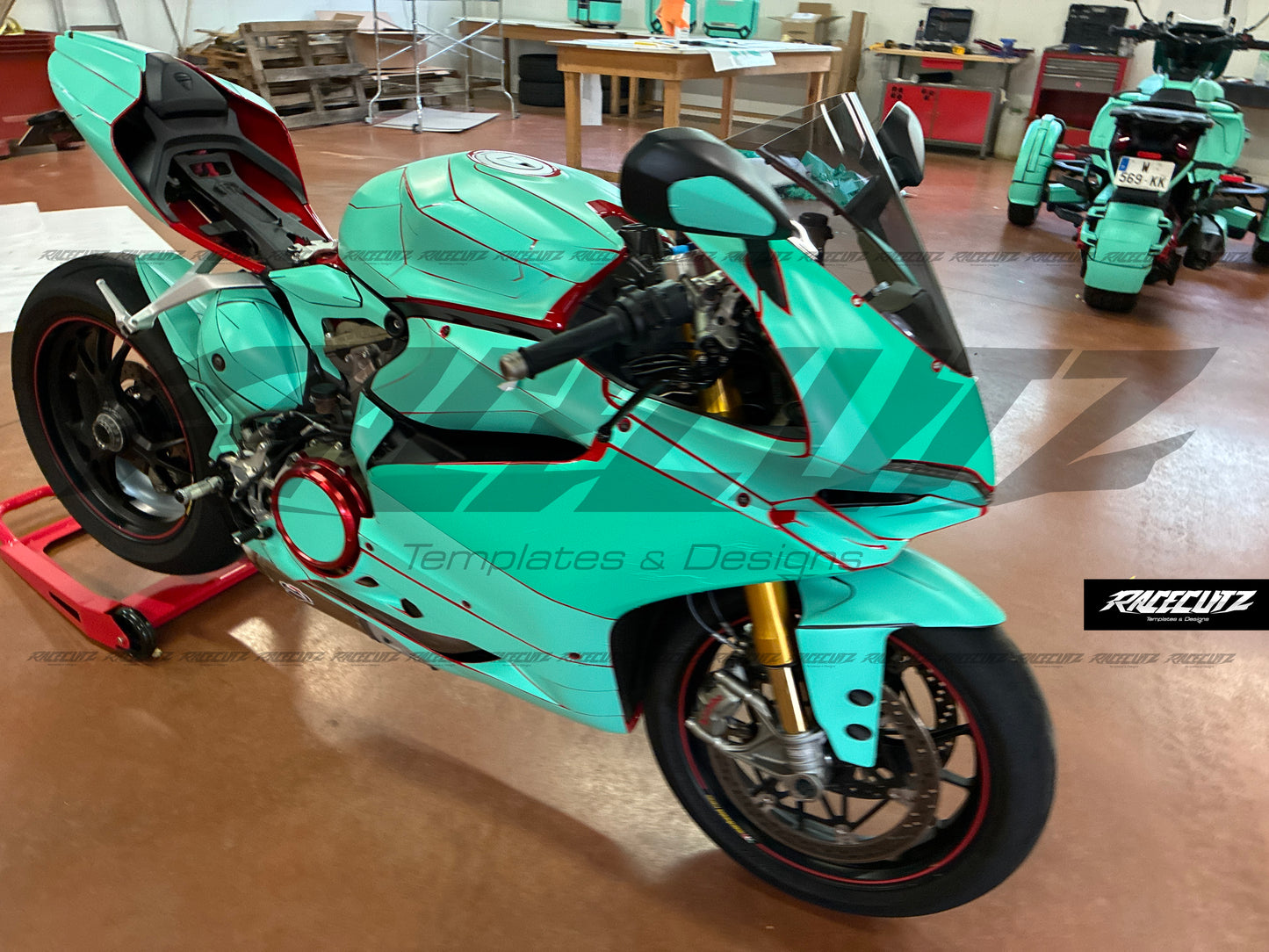 DUCATI 1299 PANIGALE 2015-2017 TEMPLATE