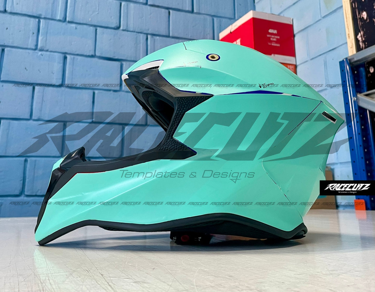 AIROH WRAAP - SIZE XSMALL & SMALL & MEDIUM TEMPLATE