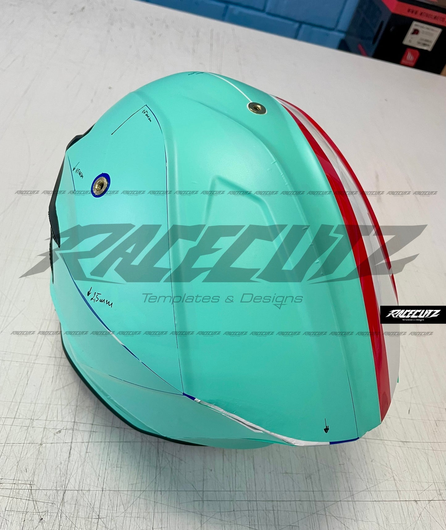 AIROH WRAAP - SIZE XSMALL & SMALL & MEDIUM TEMPLATE