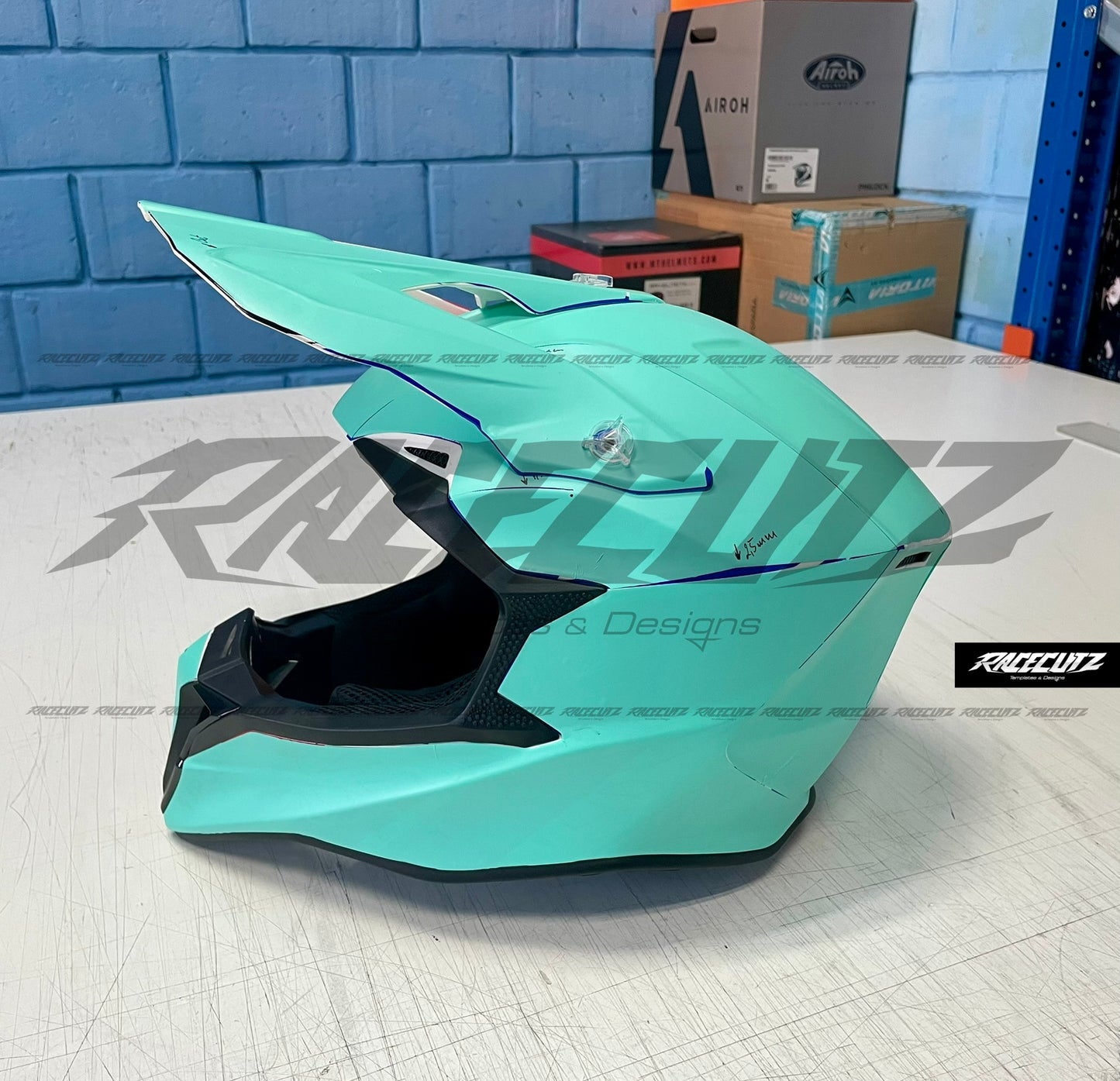 AIROH WRAAP - SIZE XSMALL & SMALL & MEDIUM TEMPLATE