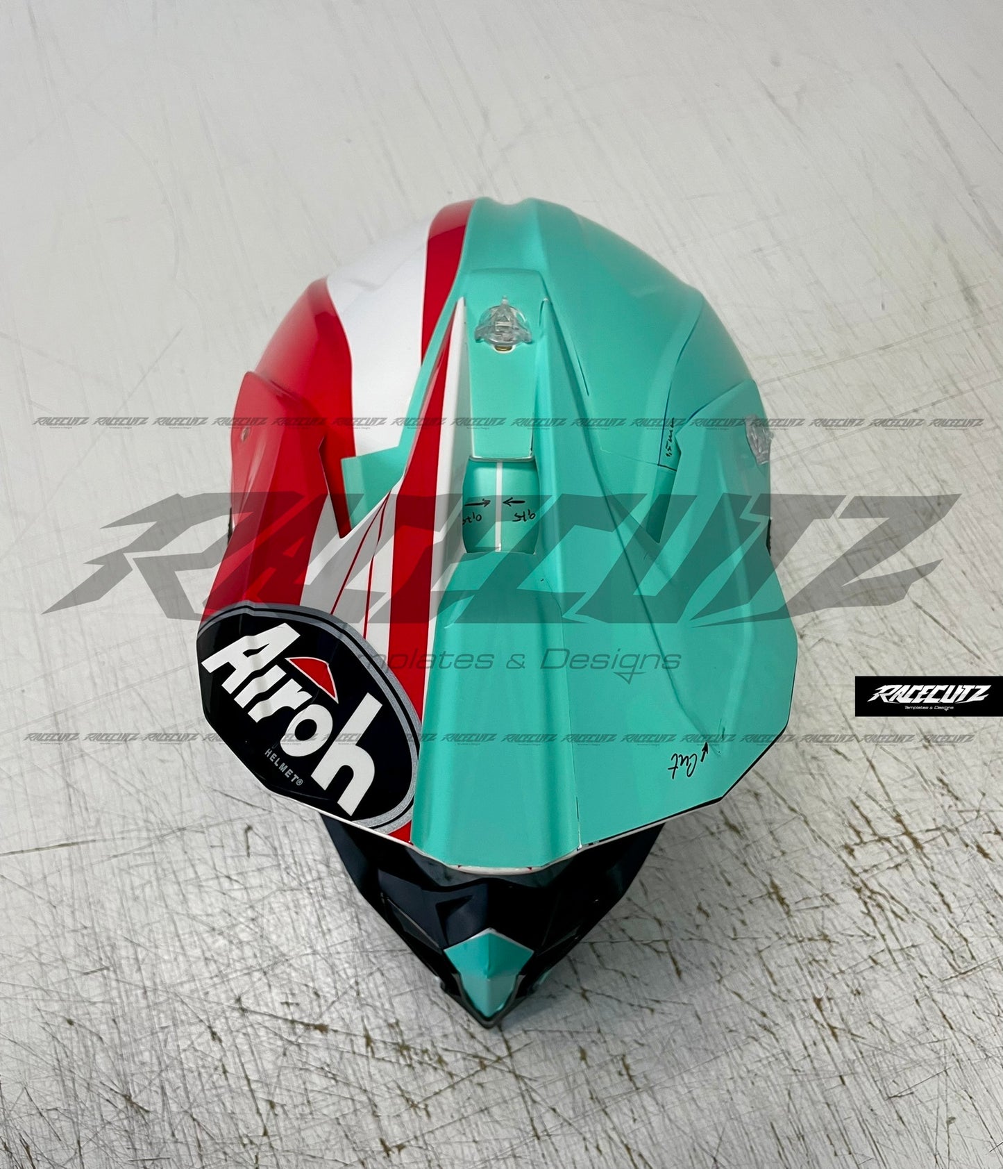 AIROH WRAAP - SIZE XSMALL & SMALL & MEDIUM TEMPLATE