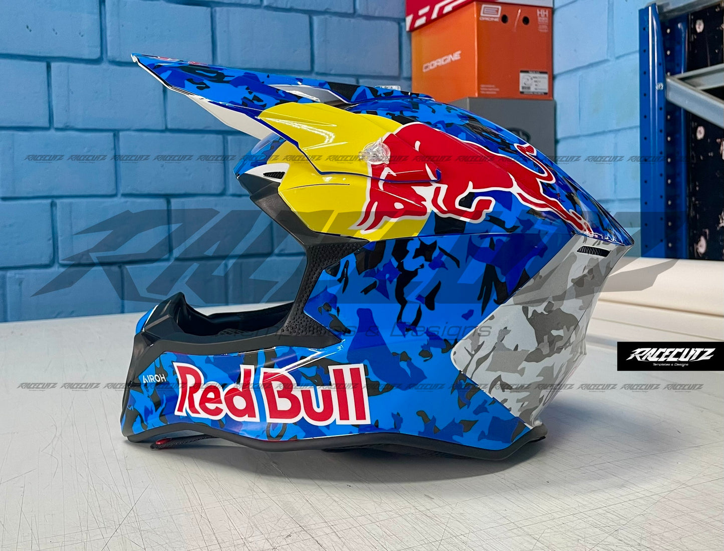 AIROH WRAAP - SIZE XSMALL & SMALL & MEDIUM TEMPLATE