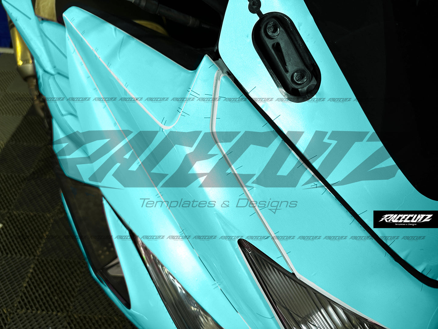 YAMAHA TMAX 500 2008-2011 TEMPLATE