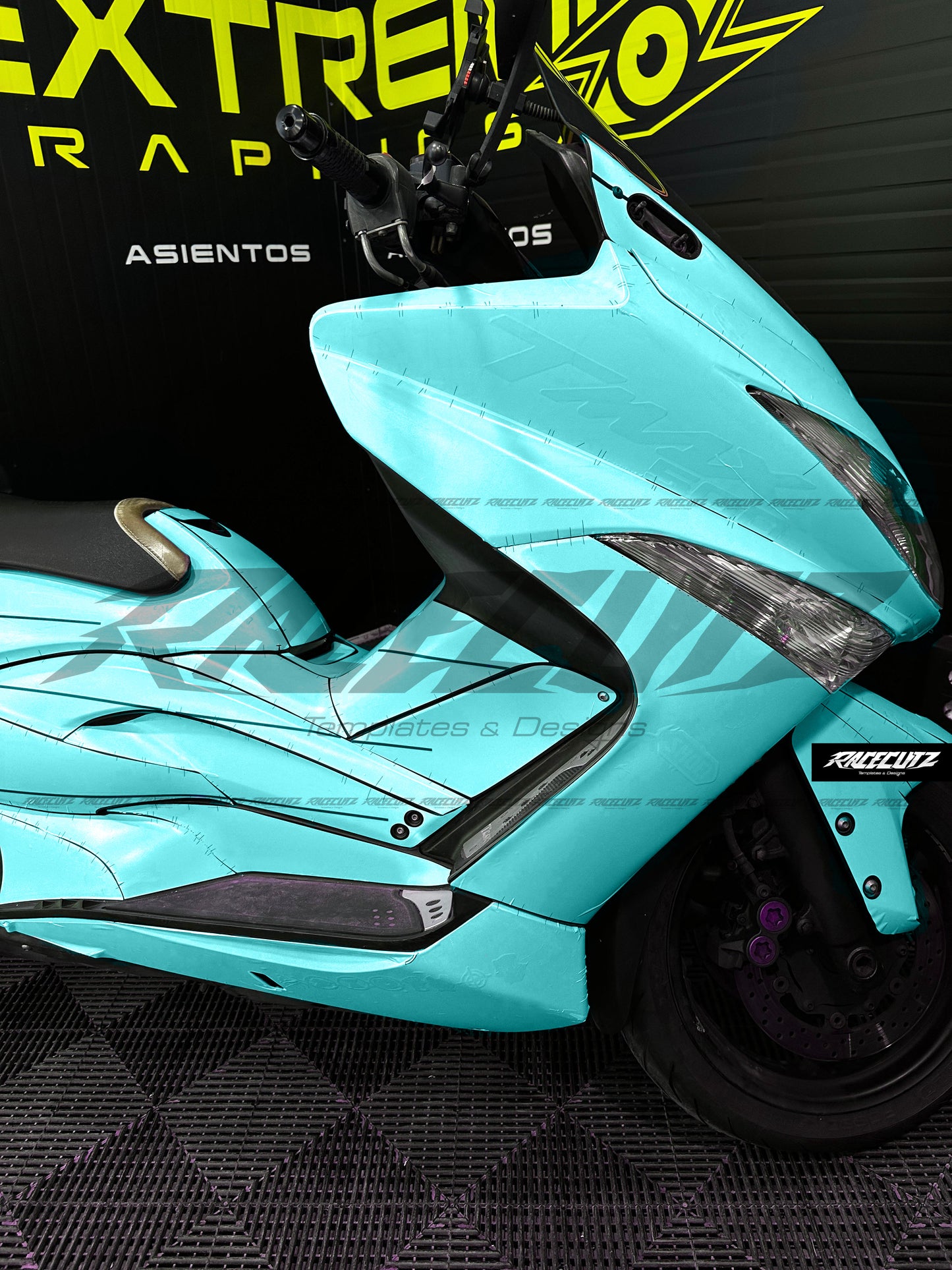 YAMAHA TMAX 500 2008-2011 TEMPLATE