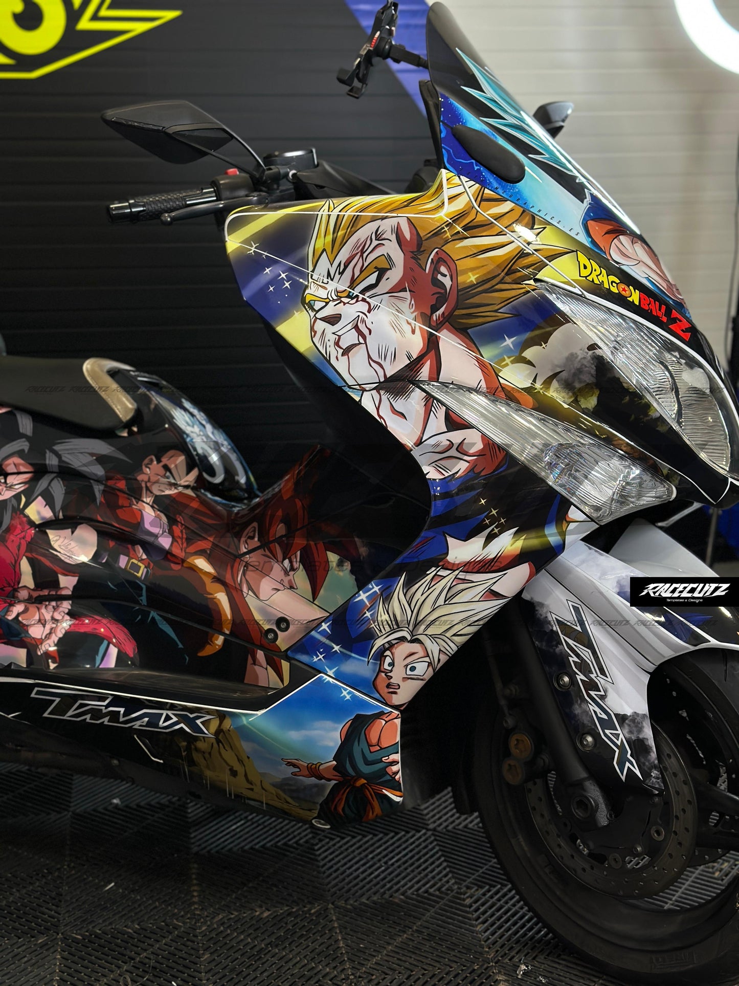 YAMAHA TMAX 500 2008-2011 TEMPLATE