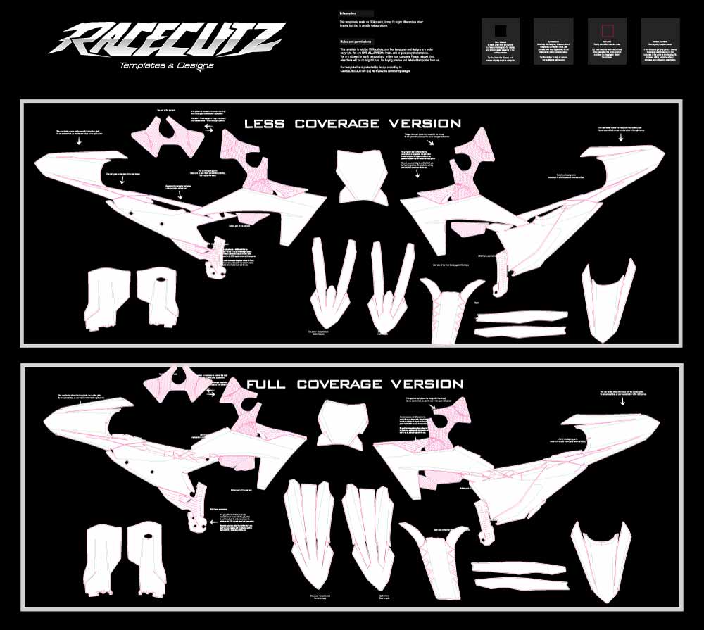 KTM SX-SXF-XCF 2023-2024 TEMPLATE