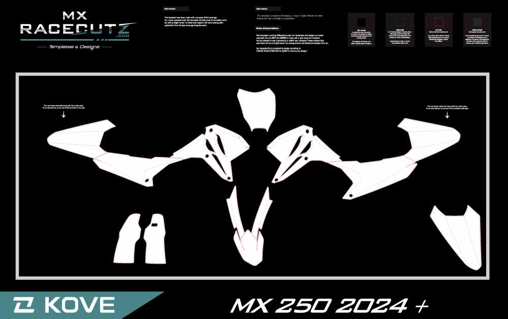 KOVE MX250 2024+ TEMPLATE