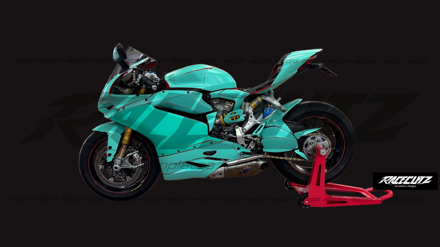 DUCATI 1299 PANIGALE 2015-2017 TEMPLATE