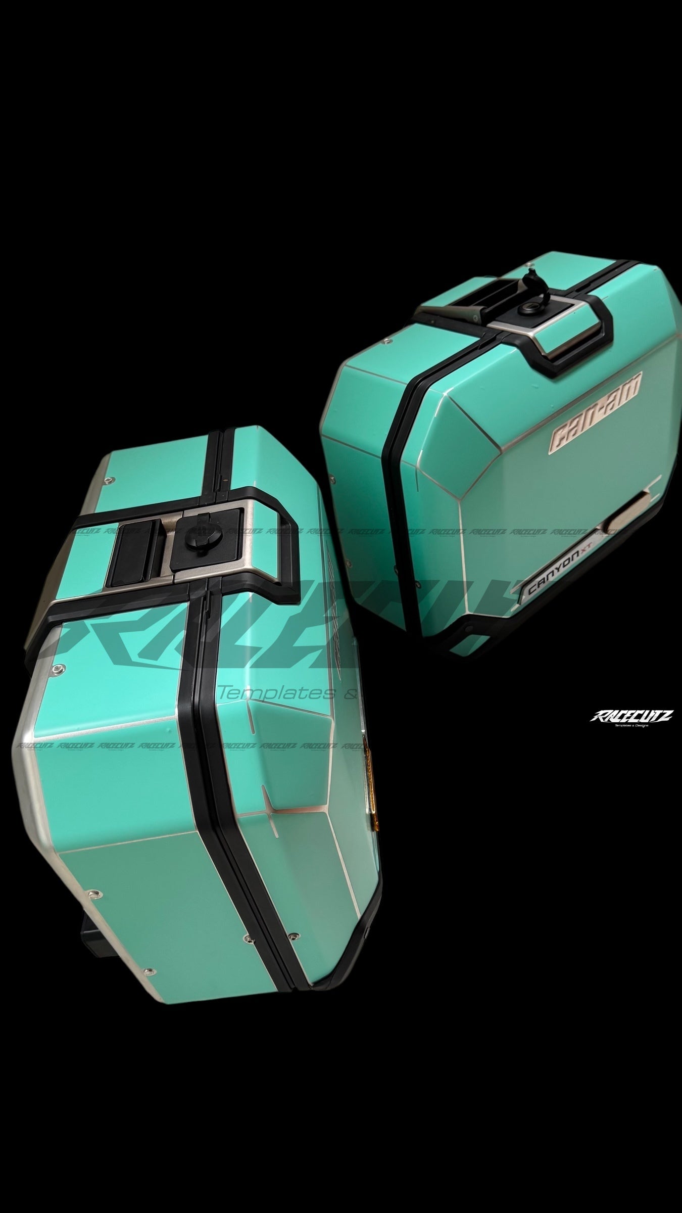 CAN-AM SPYDER CANYON 2025 PANNIERS TEMPLATE