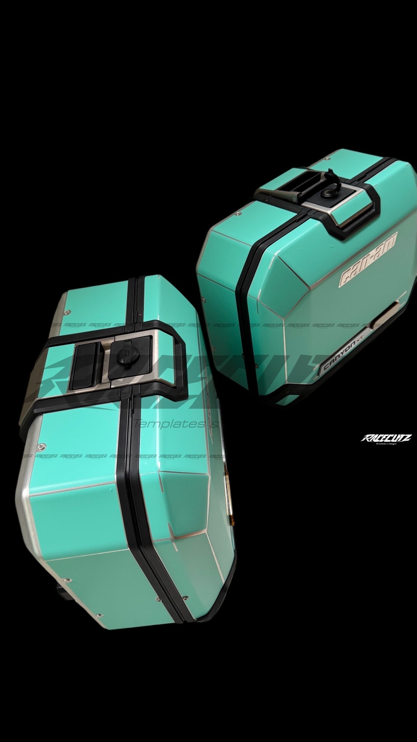 CAN-AM SPYDER CANYON 2025 PANNIERS TEMPLATE