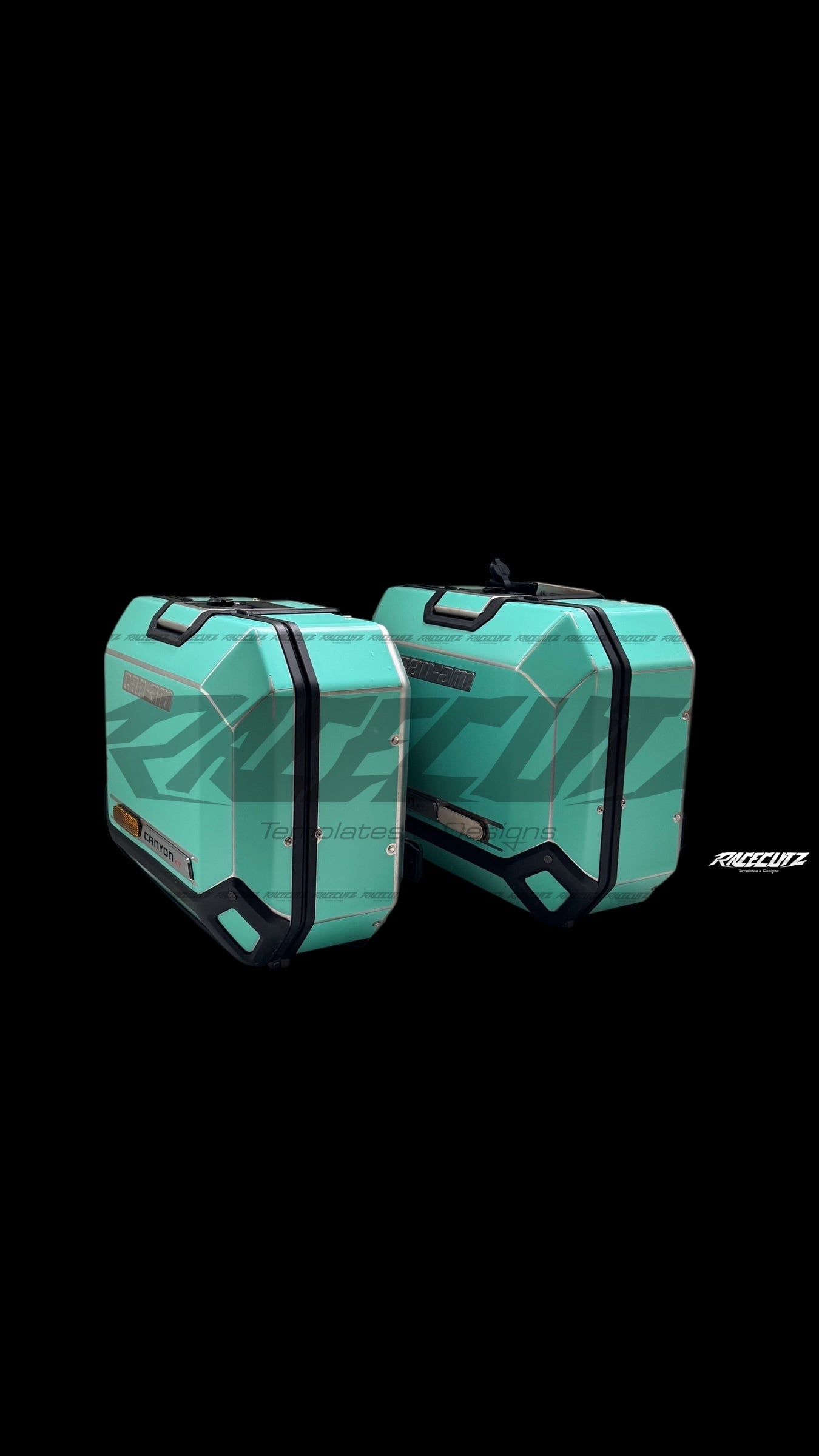 CAN-AM SPYDER CANYON 2025 PANNIERS TEMPLATE