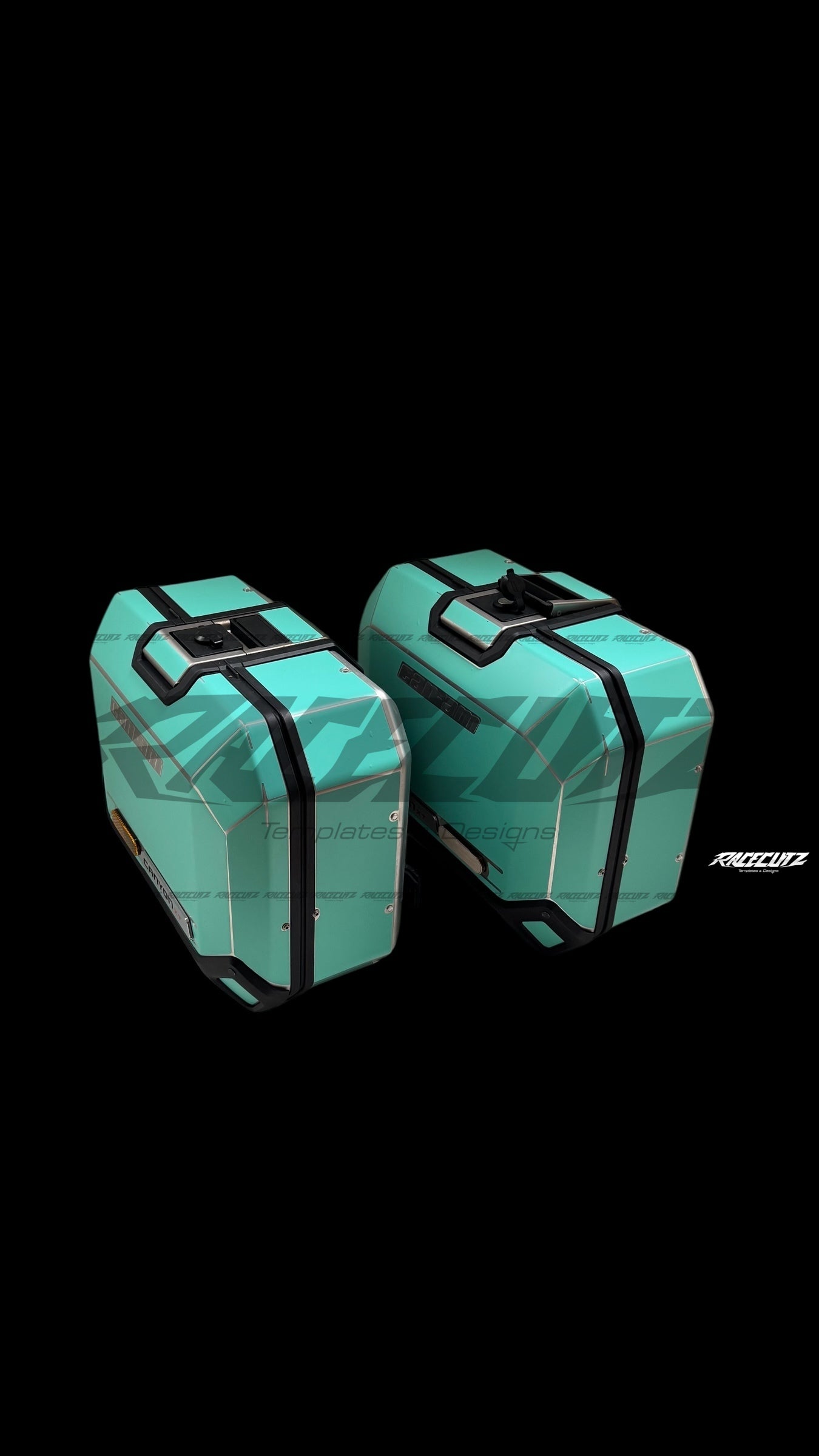 CAN-AM SPYDER CANYON 2025 PANNIERS TEMPLATE