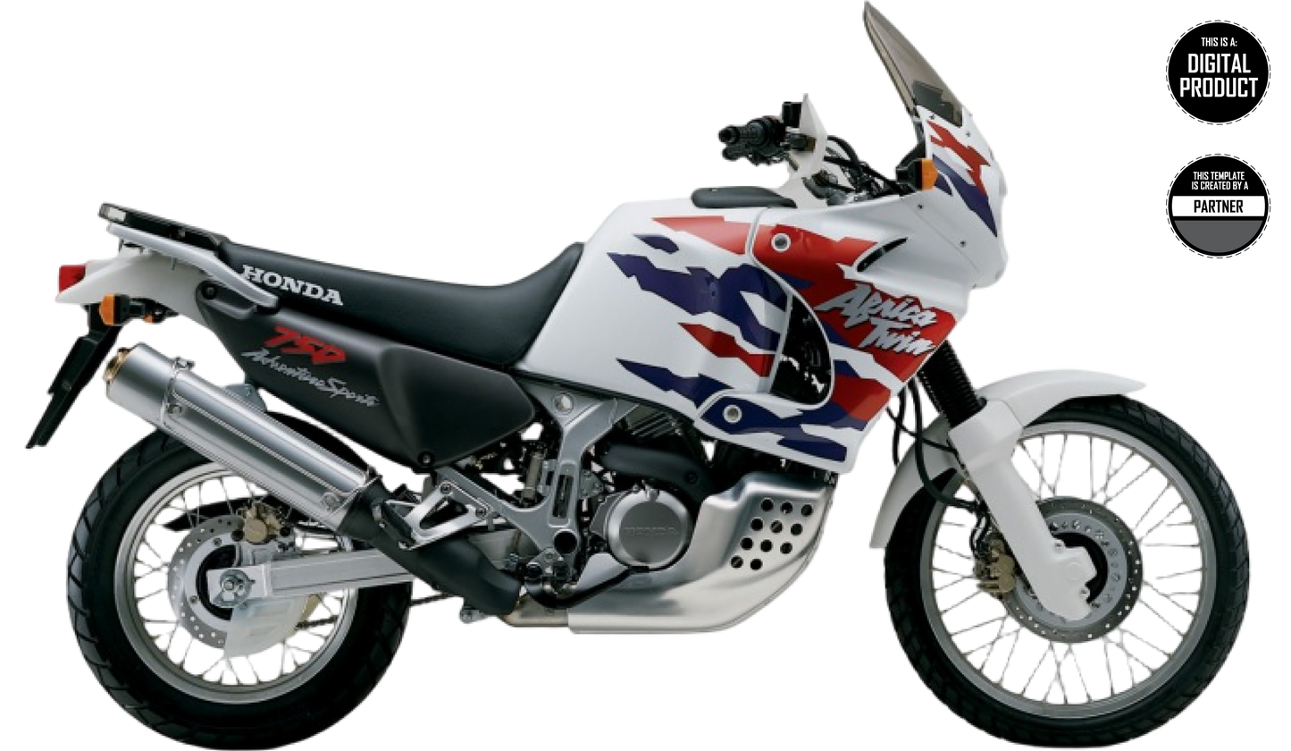 HONDA XRV 750 AFRICA TWIN 1989-2003 TEMPLATE