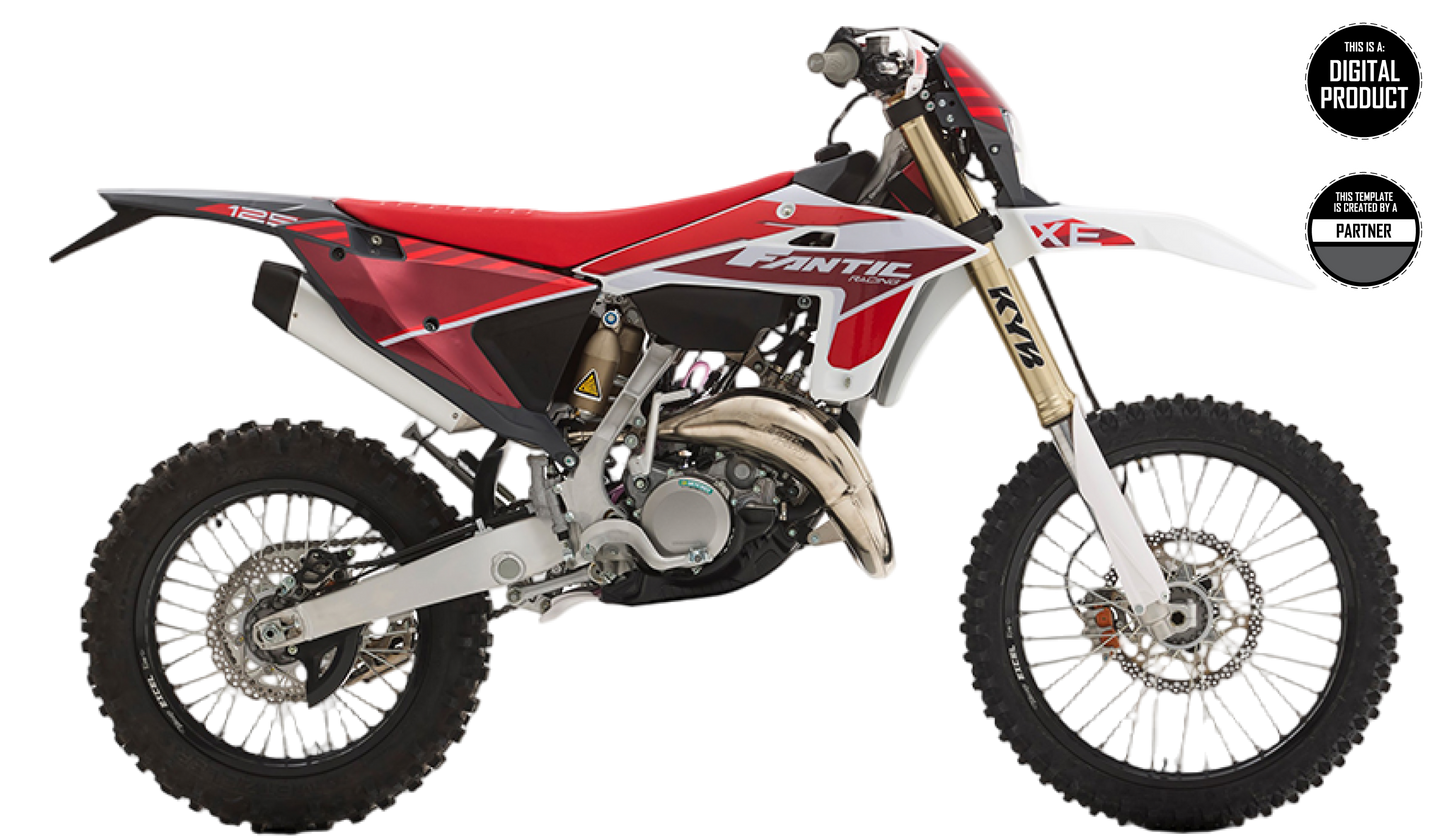 FANTIC XE 125 2025 TEMPLATE