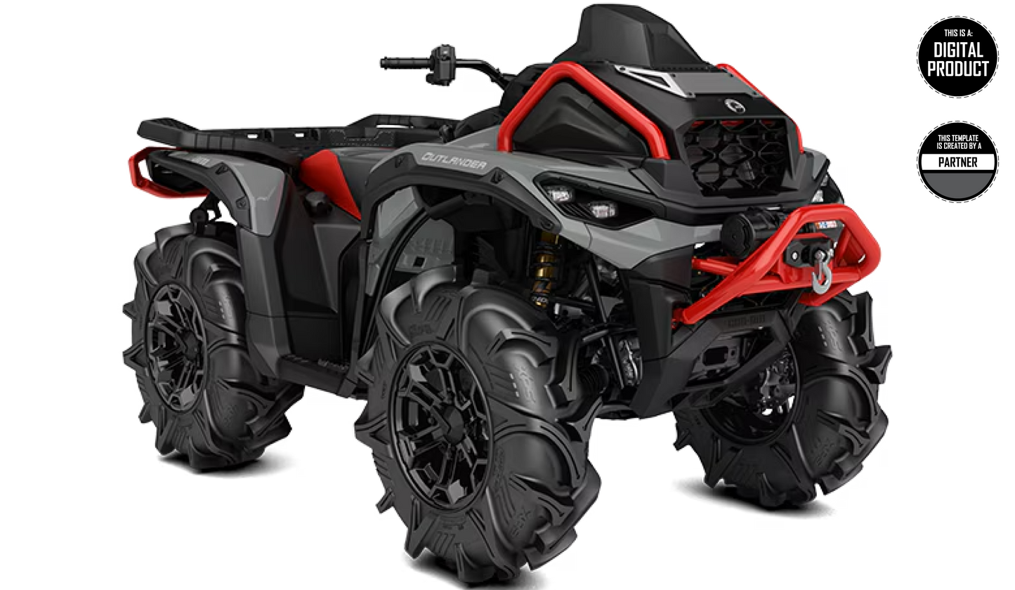 CAN-AM OUTLANDER G3 XMR 850+1000R 2025-2026 TEMPLATE