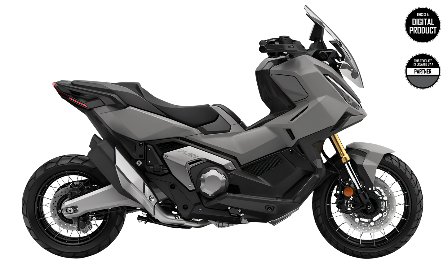 HONDA X-ADV 750 2025-2026 TEMPLATE
