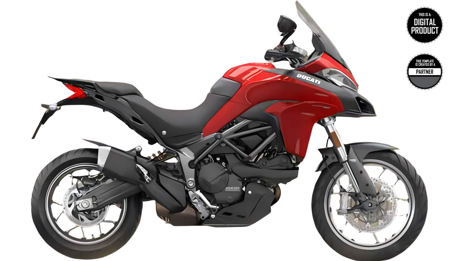 DUCATI MULTISTRADA 950 2017-2021 TEMPLATE