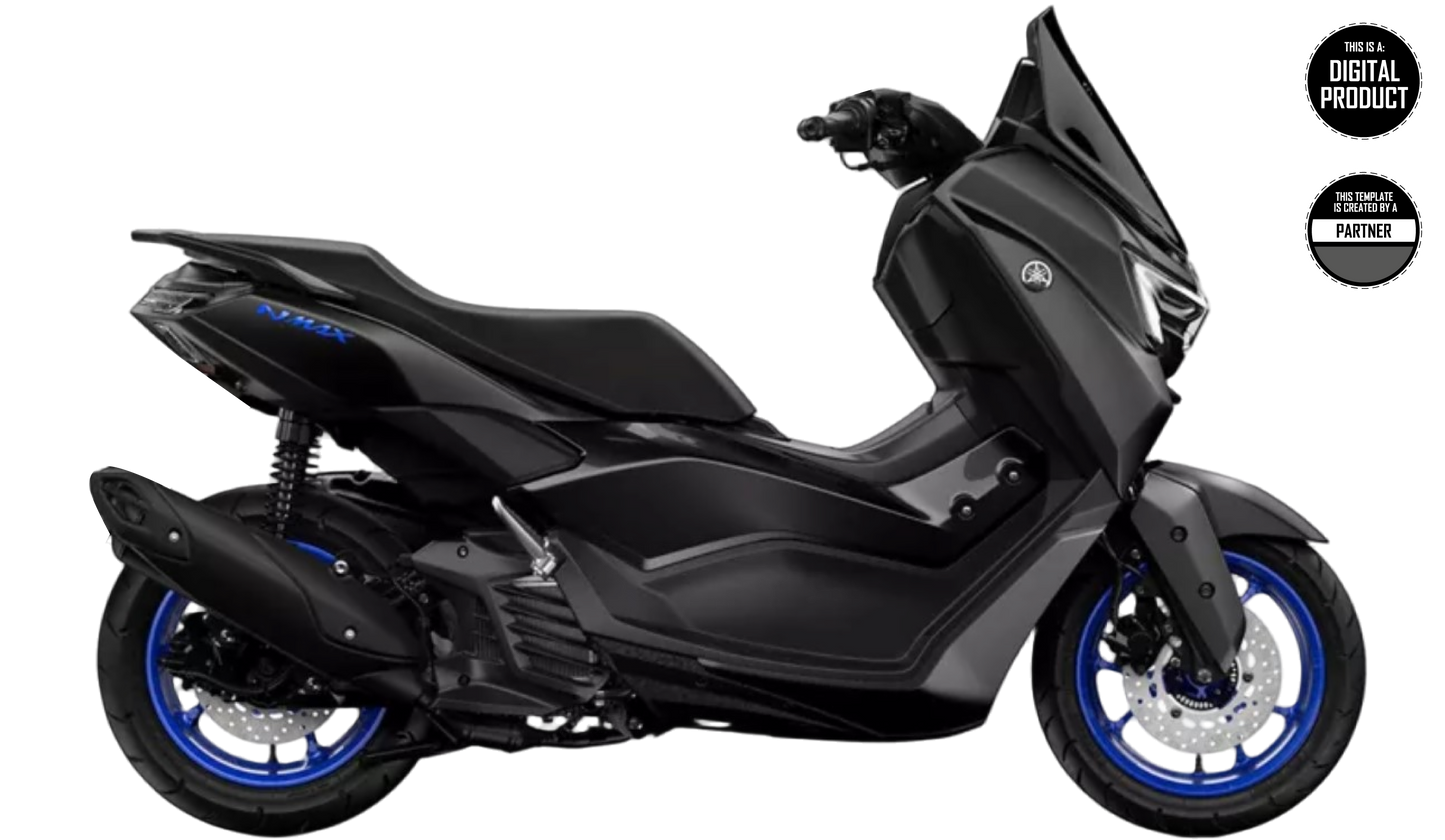 YAMAHA NMAX 125 2025 TEMPLATE