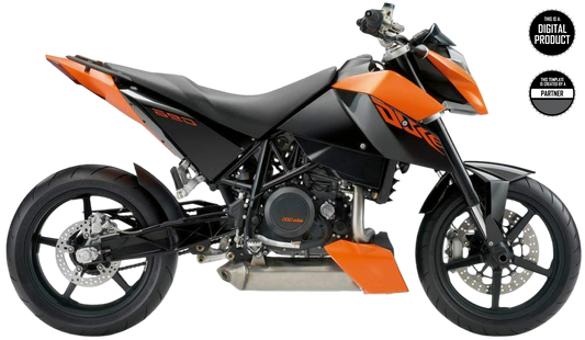 KTM DUKE 690 2008-2011 TEMPLATE