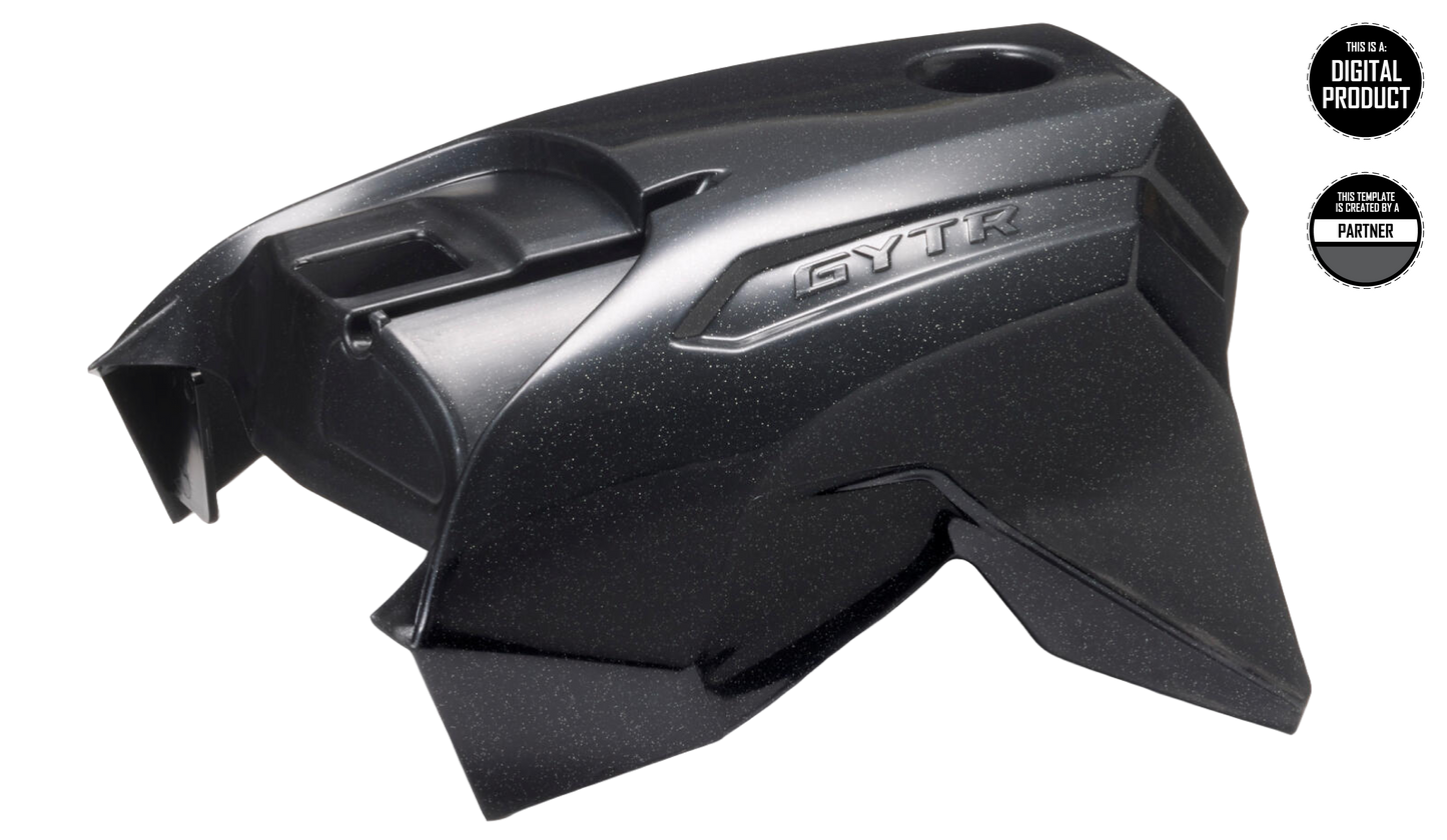 YAMAHA YZ250F 2024-2026 & YZ450F 2023-2026 - GYTR VENTET AIR FILTER COVER TEMPLATE
