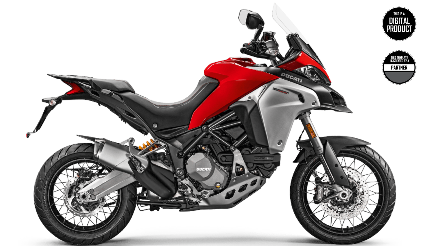 DUCATI MULTISTRADA 1200 & 1260 2016-2022 ENDURO TEMPLATE