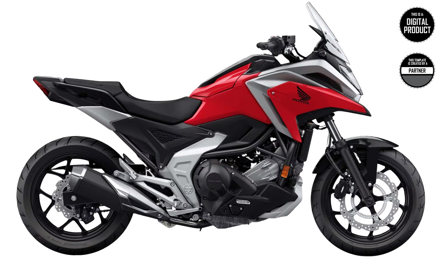 HONDA NC750X 2021-2024 TEMPLATE
