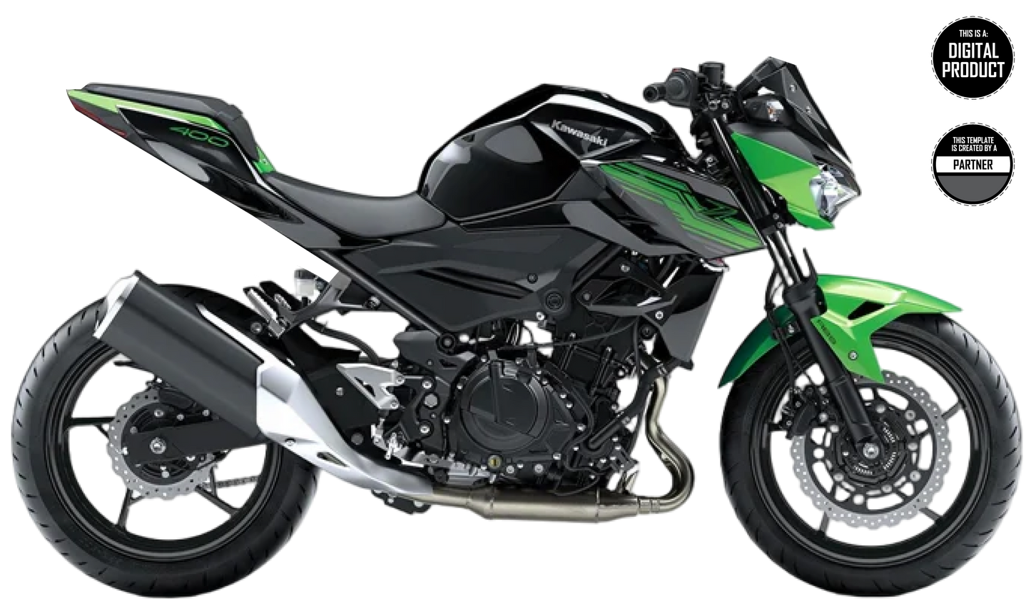 KAWASAKI Z400 2017-2024 TEMPLATE