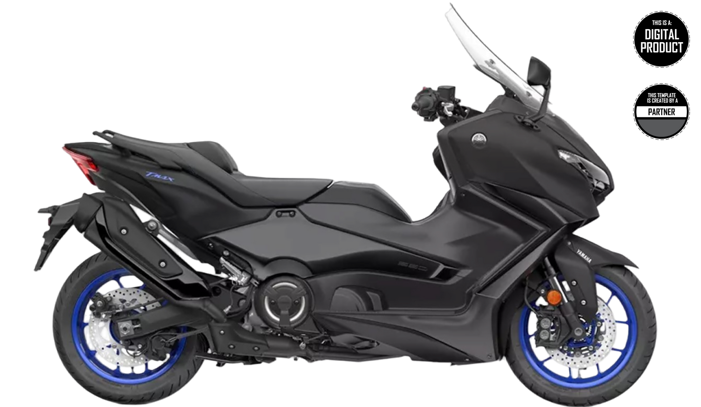YAMAHA TMAX 560 2025 TEMPLATE