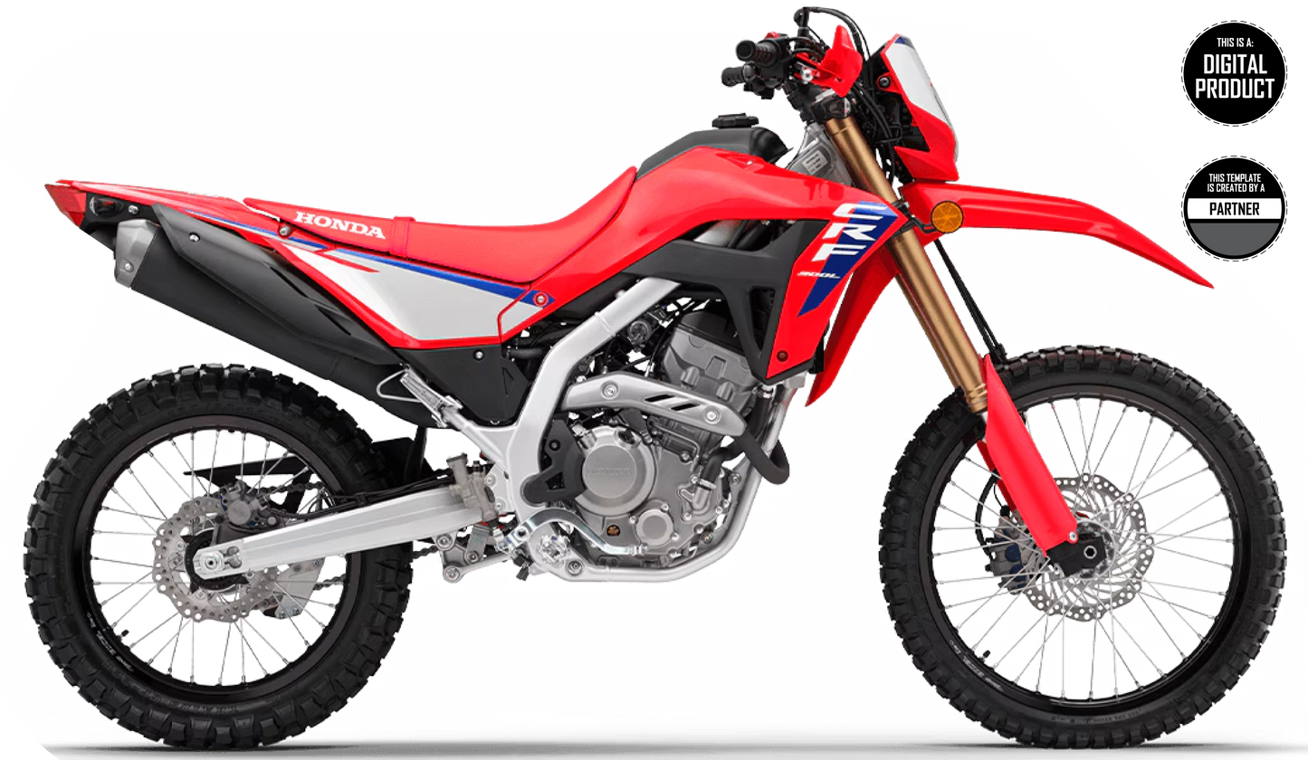 HONDA CRF 250L & 300L 2021-2025 TEMPLATE