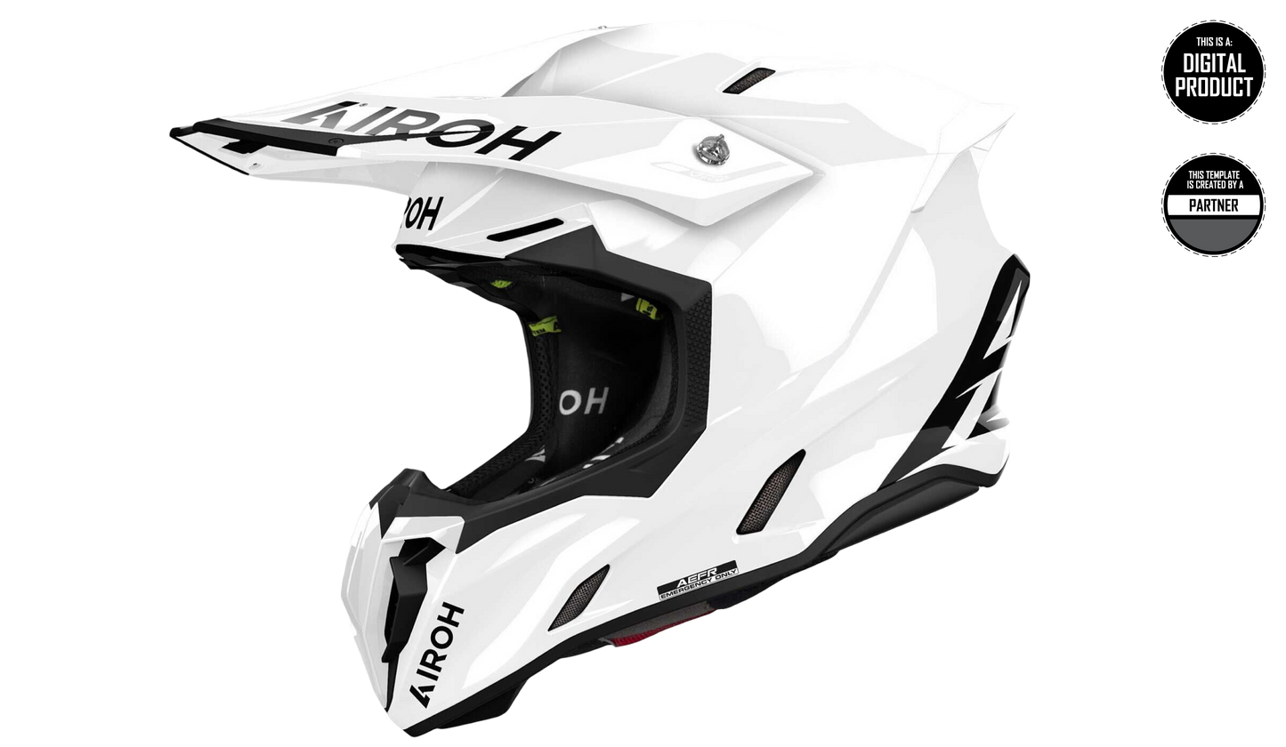 AIROH TWIST 3 - SIZE LARGE & XLARGE & XXLARGE TEMPLATE