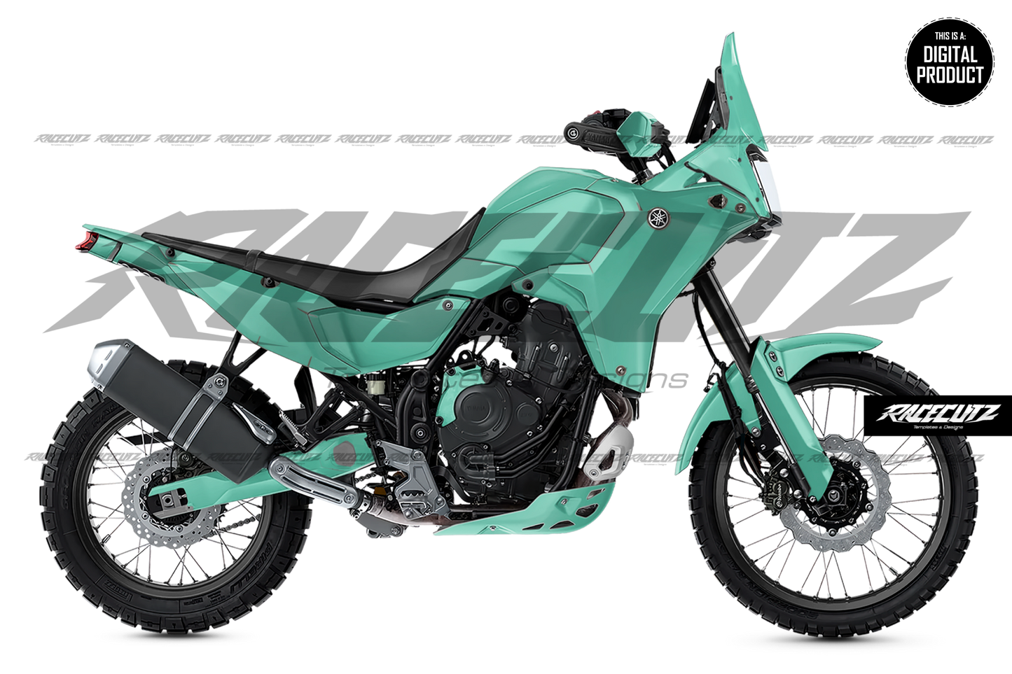 YAMAHA TENERE 700 2025 - 2 VIEW MOCKUP