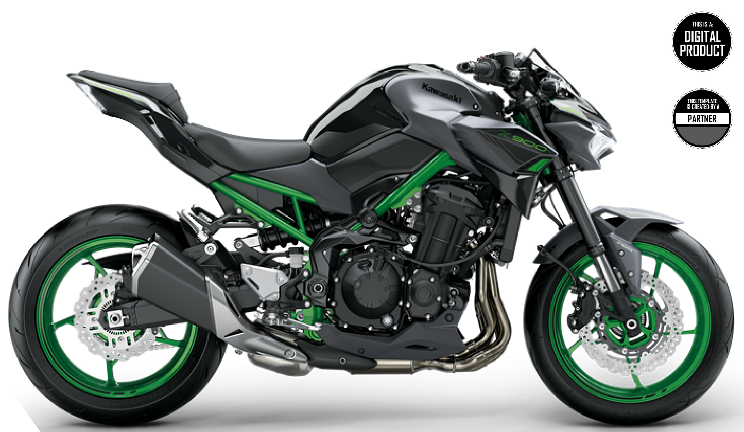 KAWASAKI Z900 2020-2024 TEMPLATE