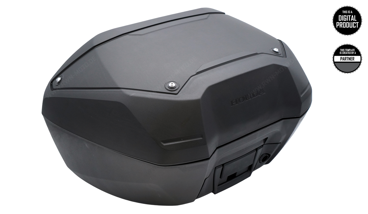 HONDA TOP CASE 50L FOR ADV 350 & X-ADV 750 & FORZA 750 & NT 1100 TEMPLATE