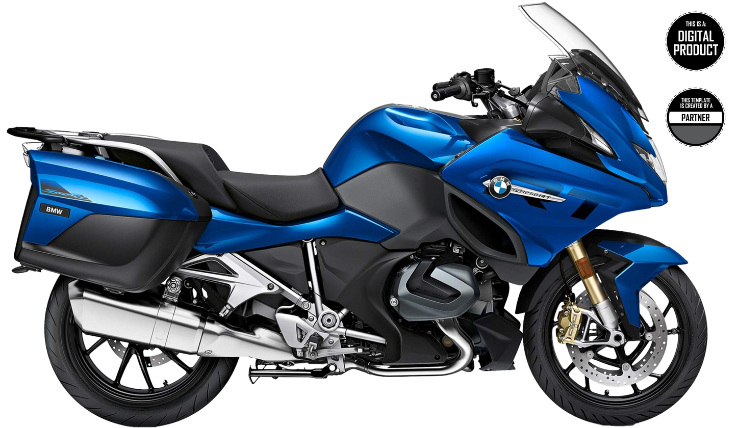 BMW R 1250 RT 2021-2025 TEMPLATE