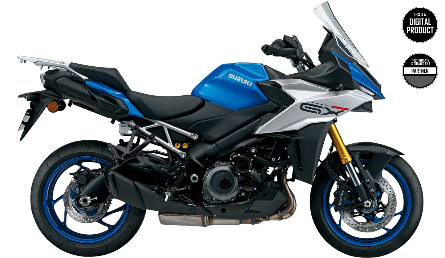 SUZUKI GSX-S 1000 GX 2024-2026 TEMPLATE