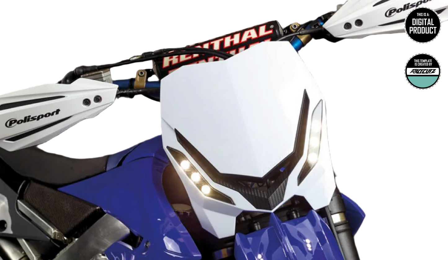 POLISPORT E-BLAZE -  HEADLIGHT MASK TEMPLATE