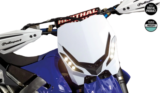 POLISPORT E-BLAZE -  HEADLIGHT MASK TEMPLATE