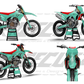 DUCATI DESMO 450 MX - 5 VIEW MOCKUP