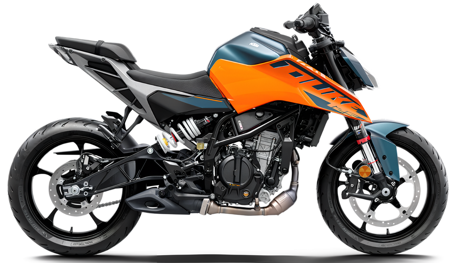 KTM DUKE 125 2024-2025 TEMPLATE