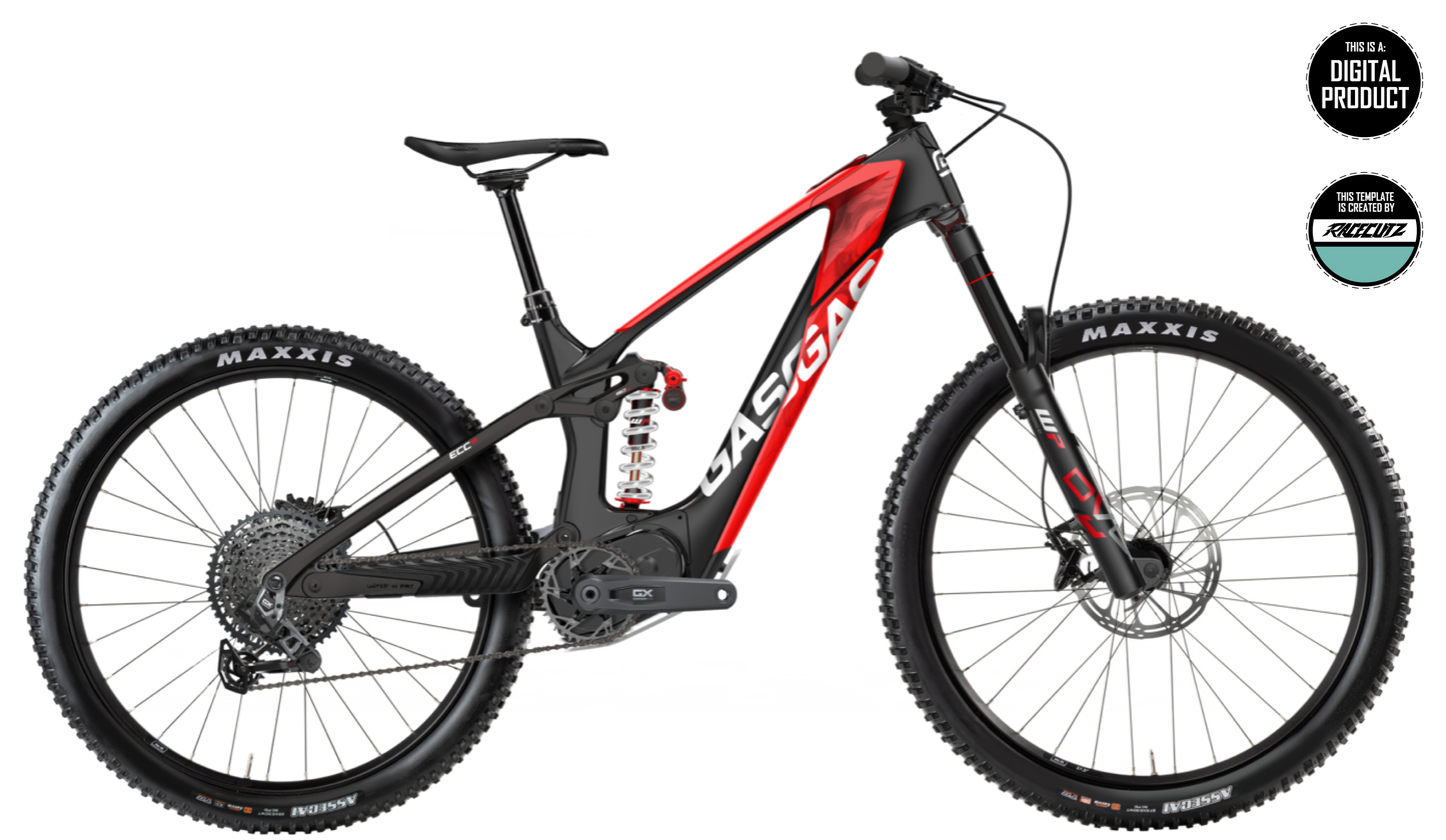GASGAS MTB ECC + MXC 4+5+6 FRAME SIZE LARGE & XLARGE TEMPLATE