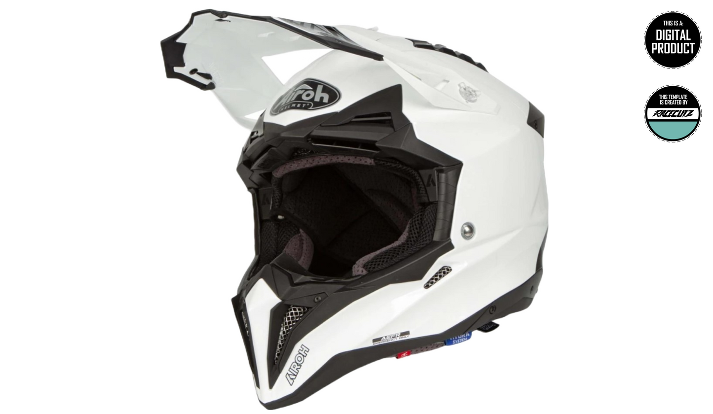 AIROH AVIATOR 3 - SIZE MEDIUM TEMPLATE