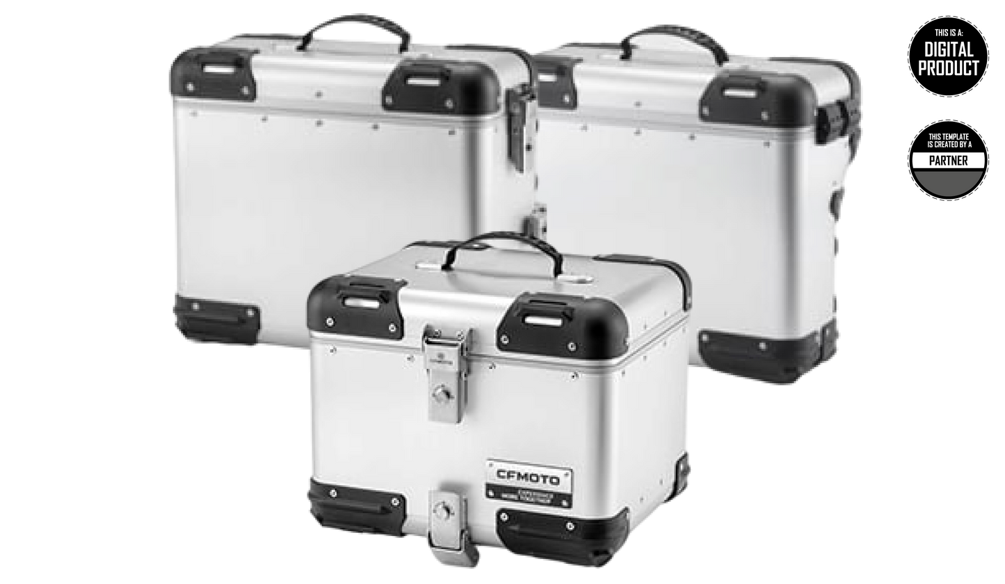 CFMOTO 450 MT + 700 MT + 800 MT + 800 MT-X PANNIERS TEMPLATE