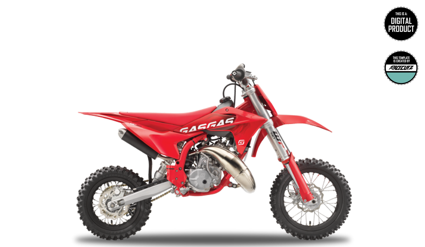 GASGAS MC 50 2024-2025 & MC-E3 2025 & MC-E5 2025 TEMPLATE