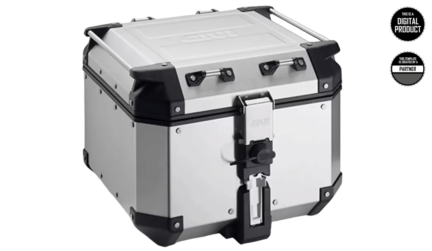 GIVI TREKKER OUTBACK 42L PANNIERS TEMPLATE