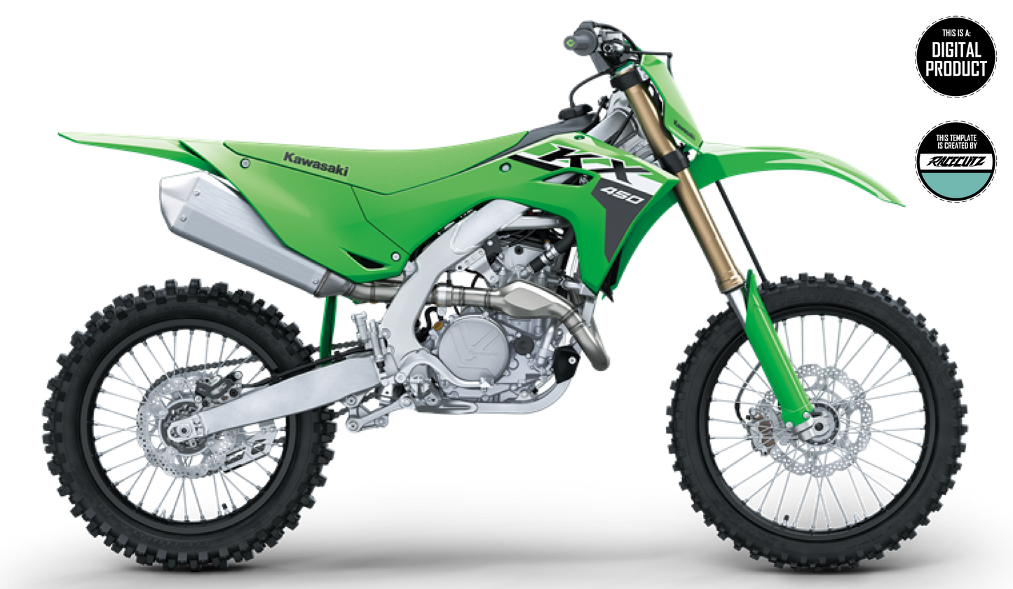 KAWASAKI KX 250 2025 & 450 2024-2025 - FRAME TEMPLATE