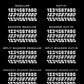 RACING NUMBER PACK 11
