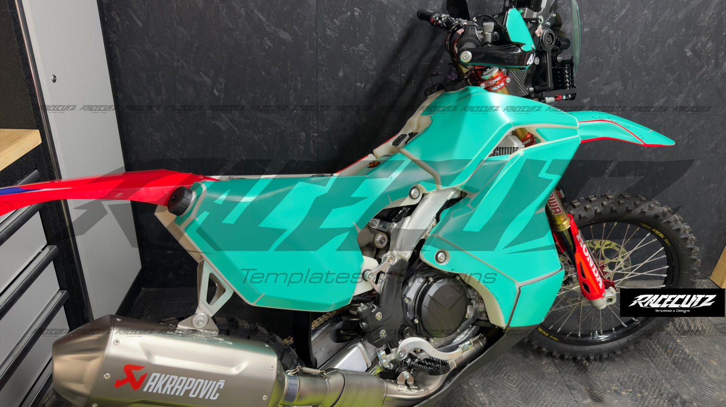 HONDA CRF450RX RALLY 2025 TEMPLATE