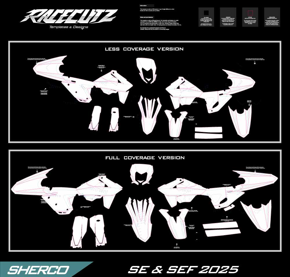 SHERCO SE & SEF 2025 TEMPLATE